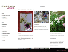 Tablet Screenshot of fieldstation.net